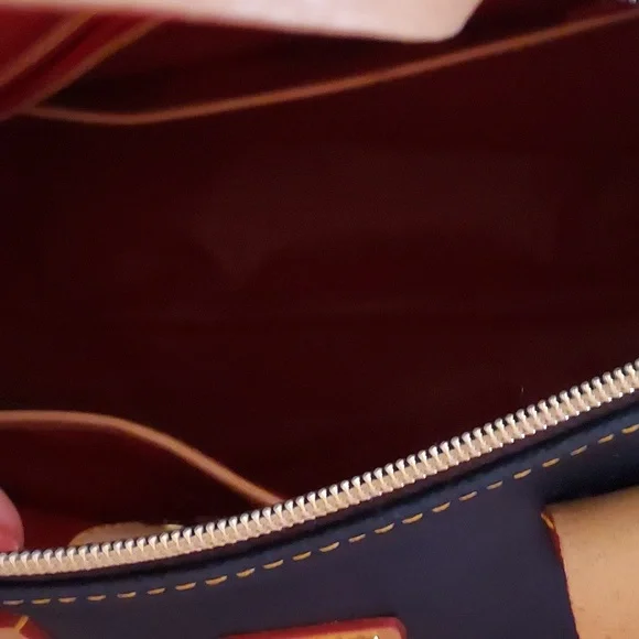 Dooney & Bourke Navy Blue Satchel - Picture 5 of 5